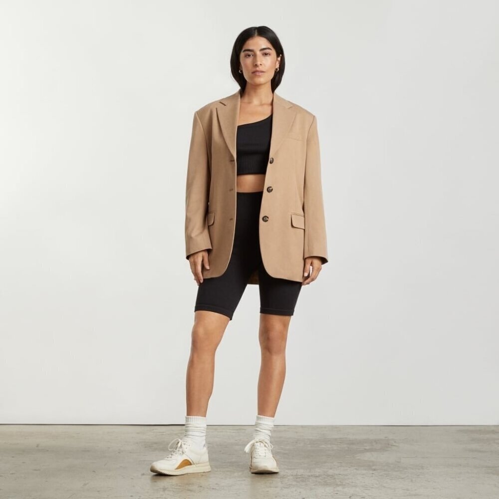 Everlane The 80s Blazer in ash brown